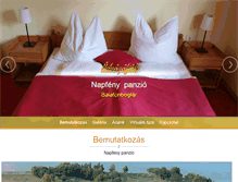 Tablet Screenshot of napfenypanzio.hu